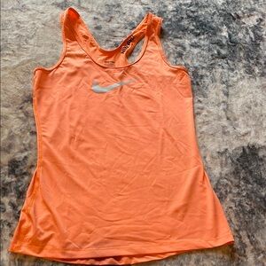 Nike Pro Orange Tank Top Size S